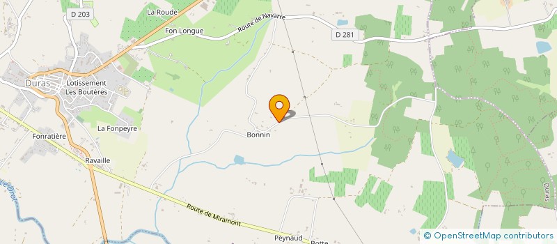 localisation de l'entreprise SCI MOULIN DE BRISSAC  LOUBES-BERNAC