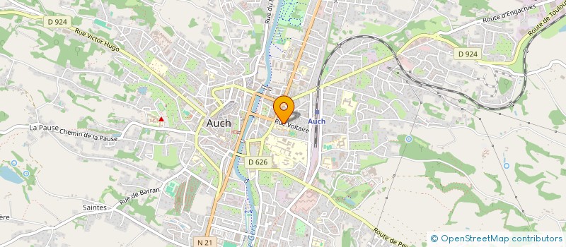 localisation de l'entreprise SCI MOULIN DE BROU à AUCH
