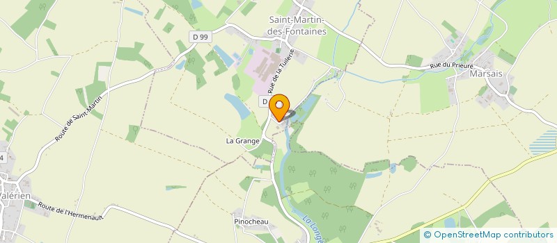 localisation de l'entreprise SCI MOULIN DE GARREAU  SAINT-MARTIN-DES-FONTAINES