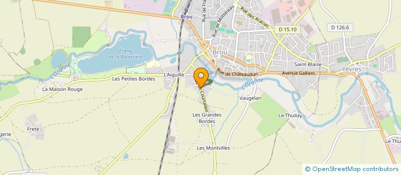 localisation de l'entreprise SCI MOULIN DE LA BOULERIE à BROU
