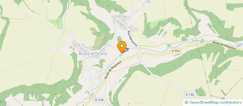 localisation de l'entreprise SCI MOULIN DE LA CHATENIERE  BUSSY-LE-GRAND