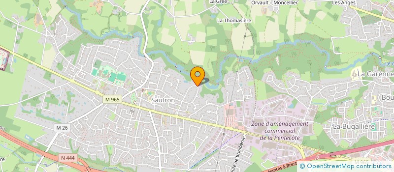 localisation de l'entreprise SCI MOULIN DE LA JOIE  SAUTRON