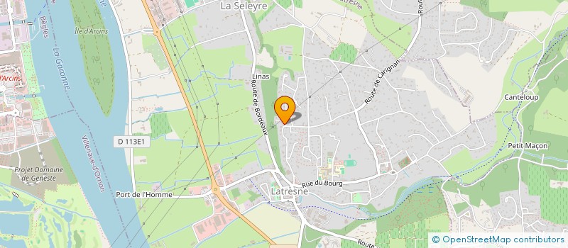 localisation de l'entreprise SCI MOULIN DE LA MER  LATRESNE