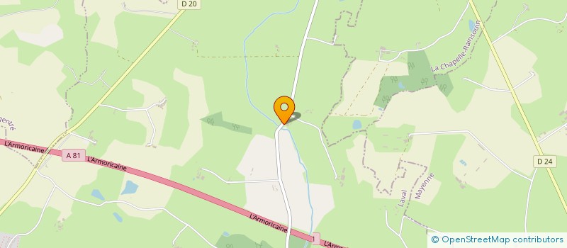 localisation de l'entreprise SCI MOULIN DE LA PLACE  ARGENTRE