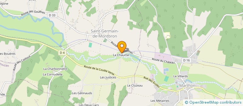 localisation de l'entreprise SCI MOULIN DE LABETOUR à SAINT-GERMAIN-DE-MONTBRON