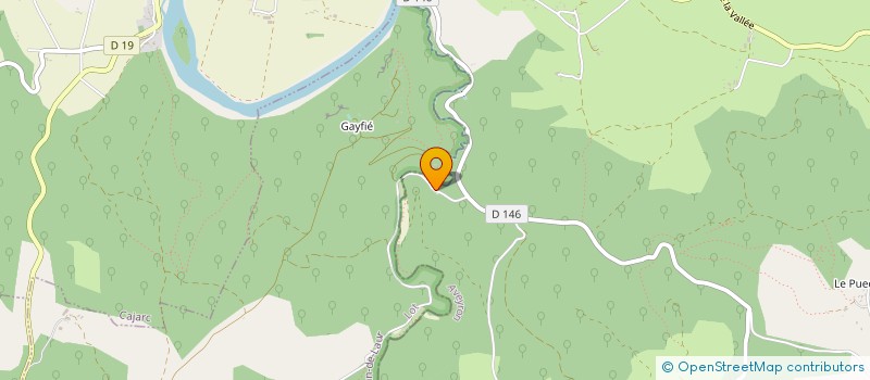 localisation de l'entreprise SCI MOULIN DE LANTOUY  SALVAGNAC-CAJARC