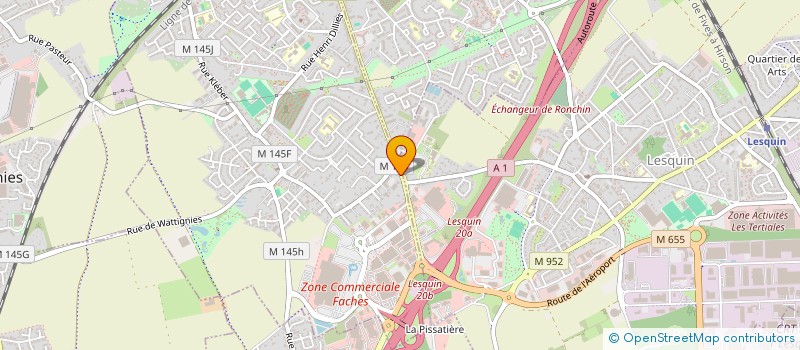 localisation de l'entreprise SCI MOULIN DE LESQUIN  FACHES-THUMESNIL