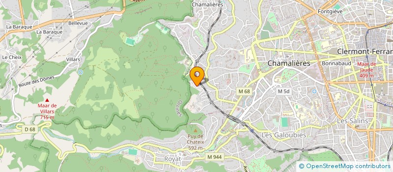 localisation de l'entreprise SCI  MOULIN DE LIMES  CHAMALIERES