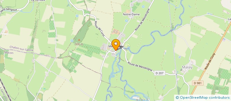 localisation de l'entreprise SCI MOULIN DE MESSEUGNE  SAVIGNY-SUR-GROSNE