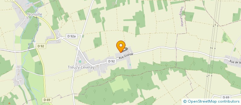 localisation de l'entreprise SCI MOULIN DE NONVILLE  TREUZY-LEVELAY