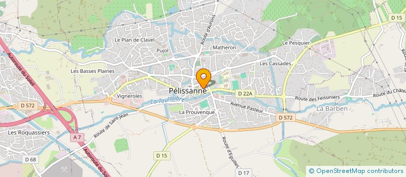 localisation de l'entreprise SCI MOULIN DE PICAUD  PELISSANNE