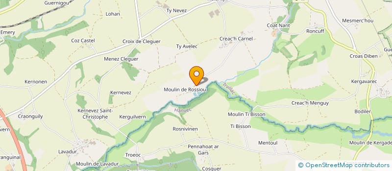localisation de l'entreprise SCI MOULIN DE ROSSIOU  IRVILLAC