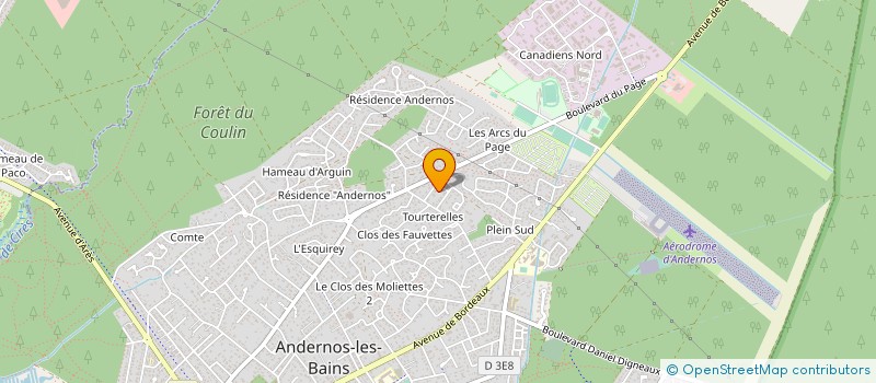 localisation de l'entreprise SCI MOULIN DE SADIRAC  ANDERNOS-LES-BAINS