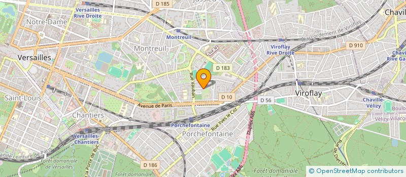 localisation de l'entreprise SCI MOULIN DES BAUX à VERSAILLES