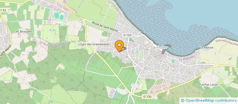 localisation de l'entreprise SCI MOULIN DES SABLES  LA FLOTTE