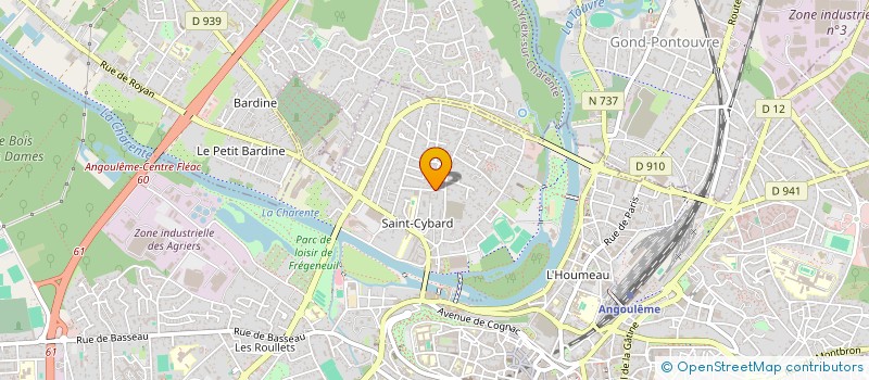 localisation de l'entreprise SCI MOULIN DES VILLARDS à ANGOULEME