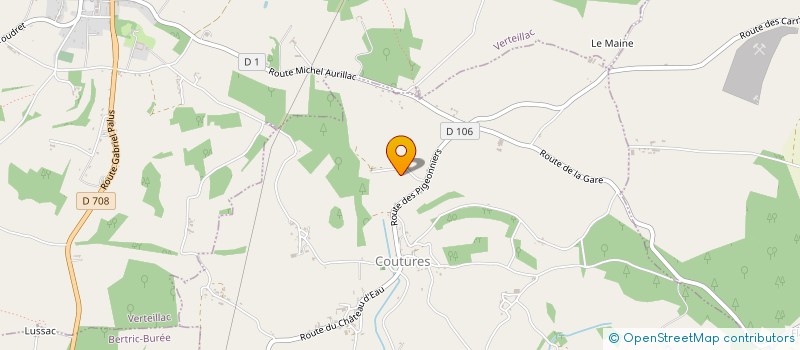 localisation de l'entreprise SCI MOULIN DU PONT  NANTEUIL-AURIAC-DE-BOURZAC