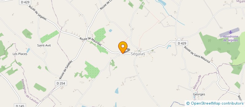 localisation de l'entreprise SCI MOULIN HAUT  SEGALAS