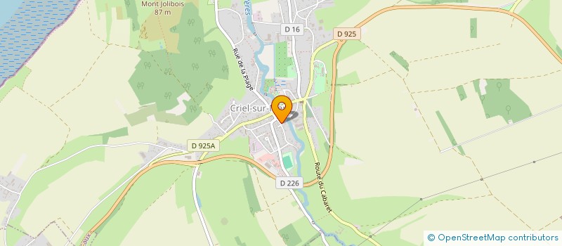 localisation de l'entreprise SCI MOULIN HAUT  CRIEL-SUR-MER