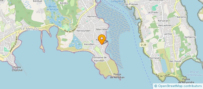 localisation de l'entreprise SCI MOULIN-IMMO  LA TRINITE-SUR-MER