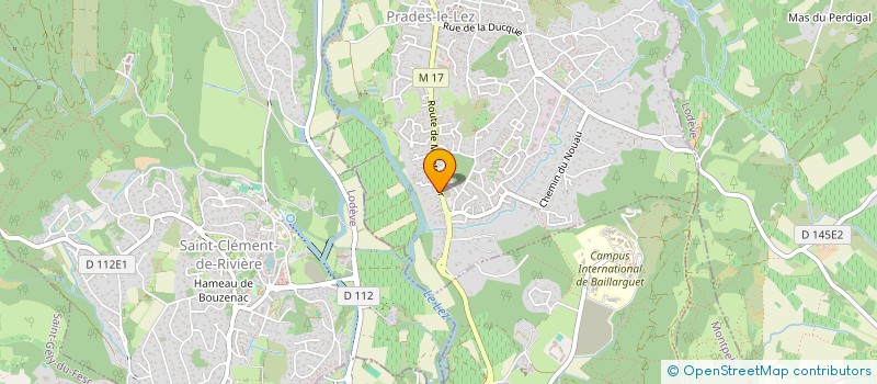 localisation de l'entreprise SCI MOULIN NEUF  PRADES-LE-LEZ