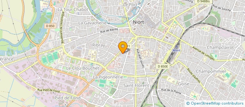 localisation de l'entreprise SCI MOULIN VEILLARD à NIORT