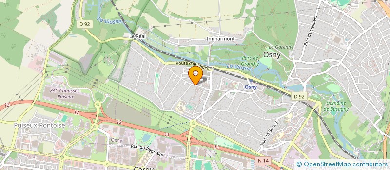 localisation de l'entreprise SCI MOULINARD IV  OSNY