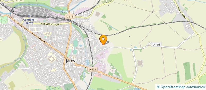 localisation de l'entreprise SCI MOULINELLE  JARNY