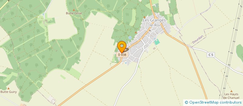 localisation de l'entreprise SCI MOULINET HERIPEL à LES GRANGES-LE-ROI
