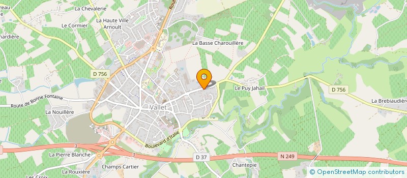 localisation de l'entreprise SCI MOULINS  VALLET