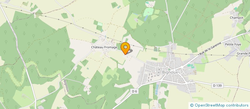 localisation de l'entreprise SCI MOULINS & ARTS  BIGNOUX