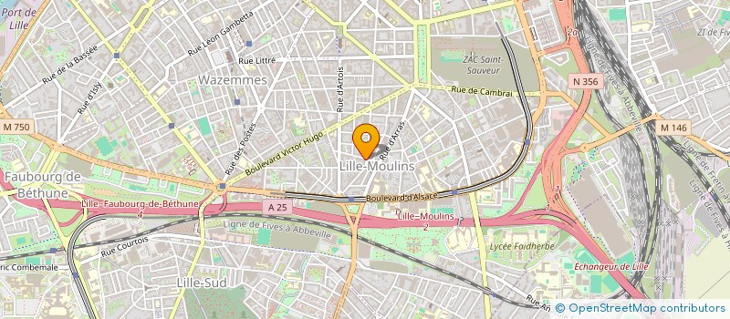 localisation de l'entreprise SCI MOULINS DE L'ILE  LILLE