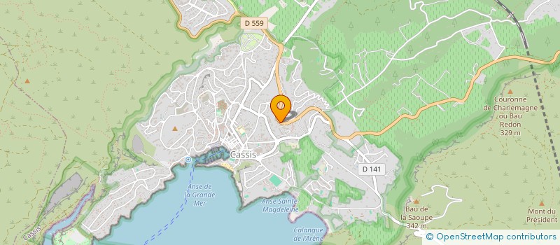 localisation de l'entreprise SCI MOULINS DE PADRONI à CASSIS