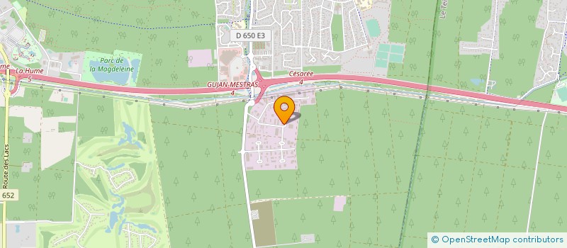 localisation de l'entreprise SCI MOULINSART  GUJAN-MESTRAS