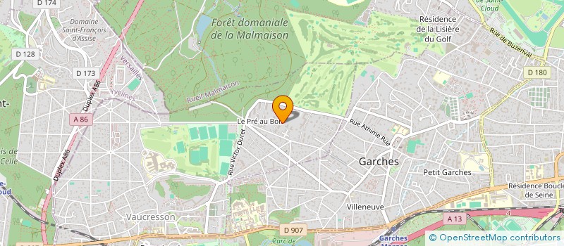 localisation de l'entreprise SCI MOULINSART à VAUCRESSON