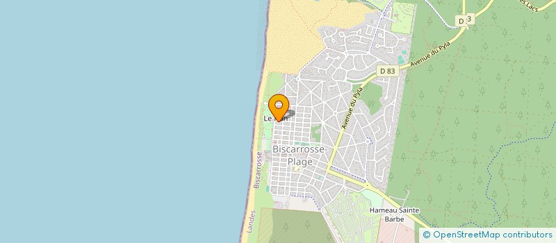 localisation de l'entreprise SCI MOULIOTS  BISCARROSSE