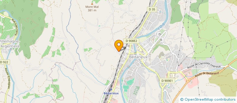 localisation de l'entreprise SCI MOULISSOU ET POUSTIS  TAUSSAC-LA-BILLIERE