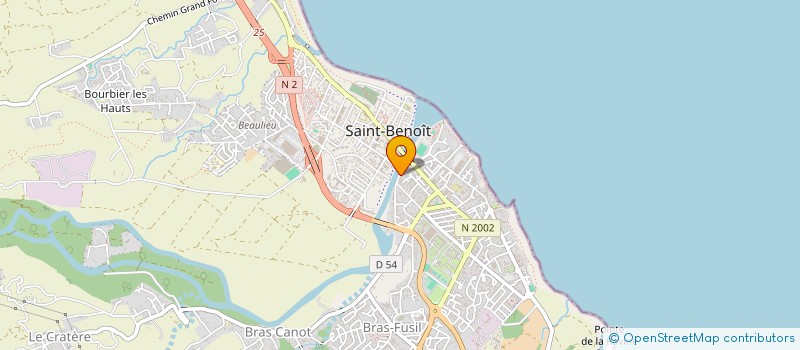 localisation de l'entreprise SCI MOULLAN à SAINT-BENOIT