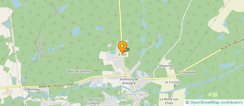 localisation de l'entreprise SCI MOULOSKY  LA FERTE-SAINT-CYR