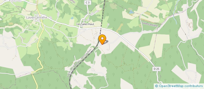 localisation de l'entreprise SCI MOULY  LAVERCANTIERE