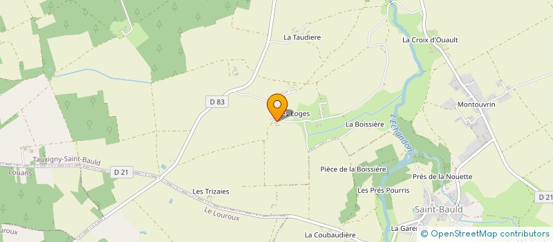 localisation de l'entreprise SCI MOULY-FAUCHER  TAUXIGNY-SAINT-BAULD