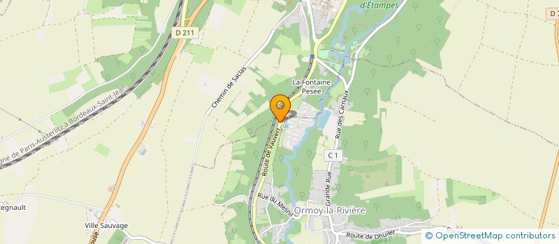 localisation de l'entreprise SCI MOUNAUD  BRIVE-LA-GAILLARDE