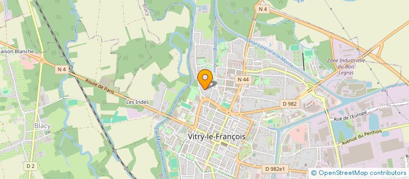 localisation de l'entreprise SCI MOUNCI IMMO à VITRY-LE-FRANCOIS