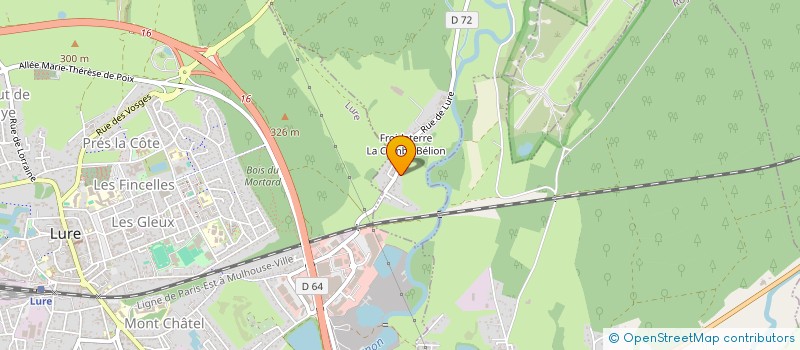 localisation de l'entreprise SCI MOUNE  FROIDETERRE