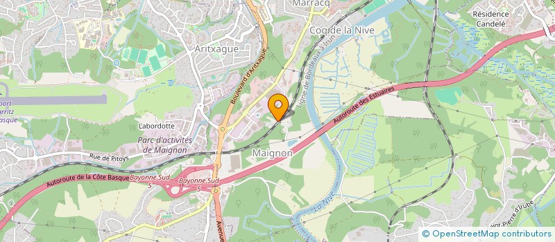 localisation de l'entreprise SCI MOUNEDE à BAYONNE