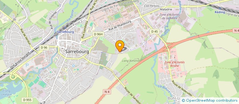 localisation de l'entreprise SCI MOUNETTE à SARREBOURG