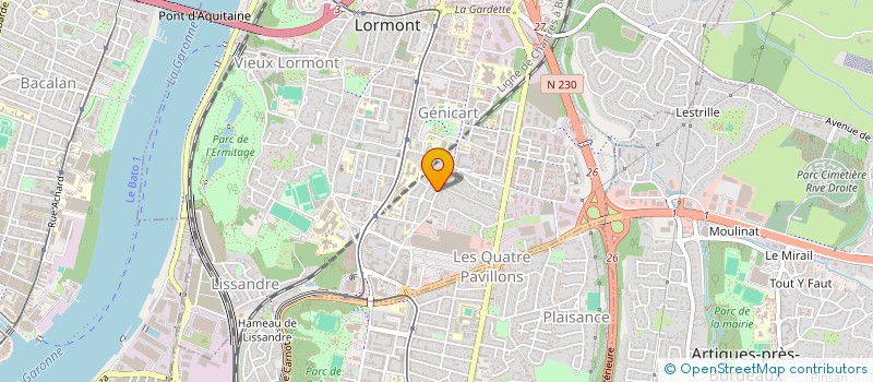 localisation de l'entreprise SCI MOUNIA  LORMONT