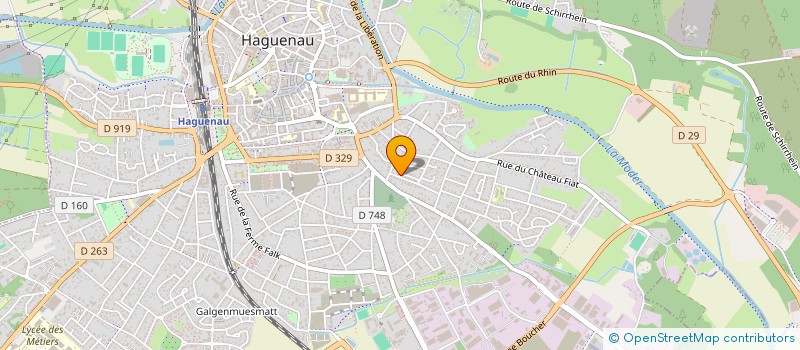 localisation de l'entreprise SCI MOUNIA  HAGUENAU