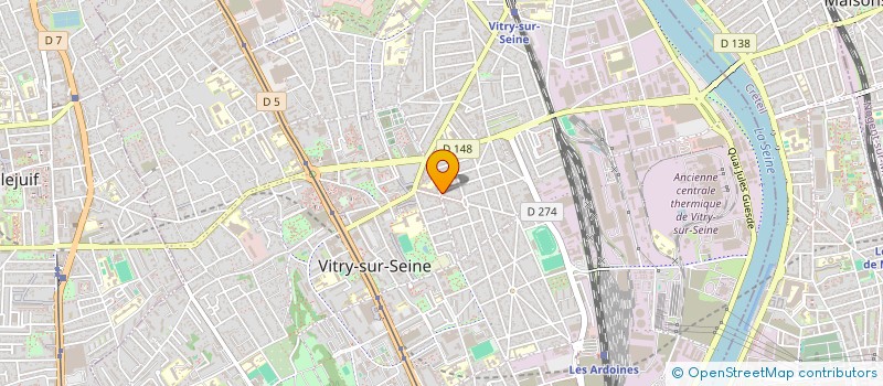 localisation de l'entreprise SCI MOUNIA  VITRY-SUR-SEINE