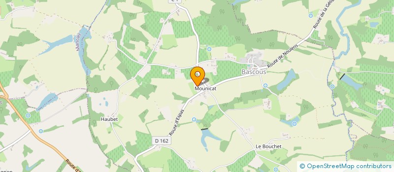 localisation de l'entreprise SCI MOUNICAT  BASCOUS